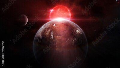 Poster Planeten in de ruimte