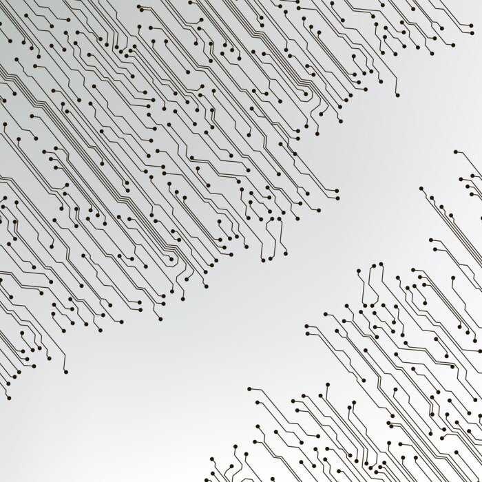 Poster printplaat achtergrond. eps10 vectorillustratie