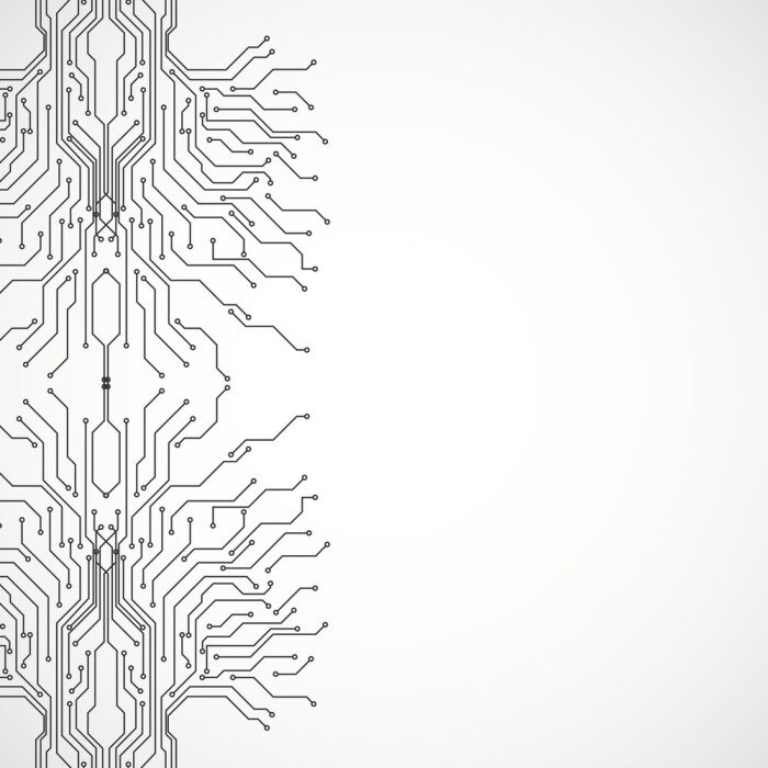 Poster Printplaat patroon