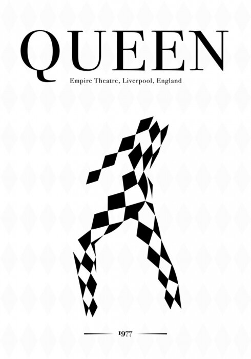 Poster Queen concertposter