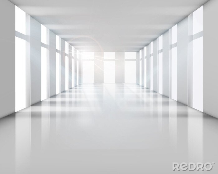 Poster Ramen in witte tunnel