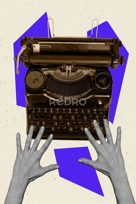 Poster Retro typemachine