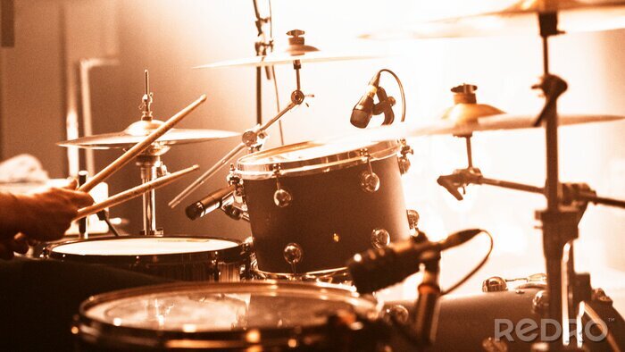 Poster Rock drumstel