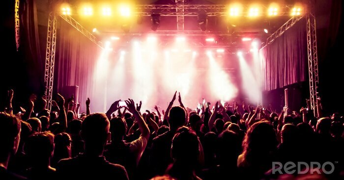 Poster Rockmuziek in concert