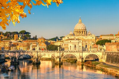 Poster Rome Italië in de herfst