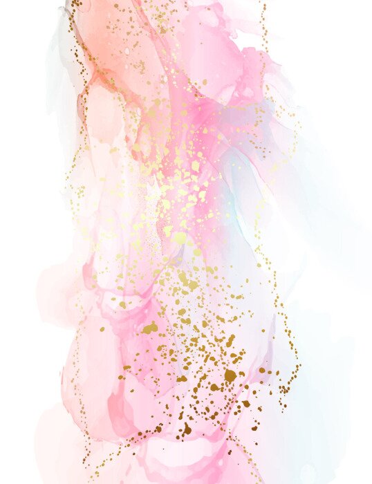 Poster Roze en perzik textuur