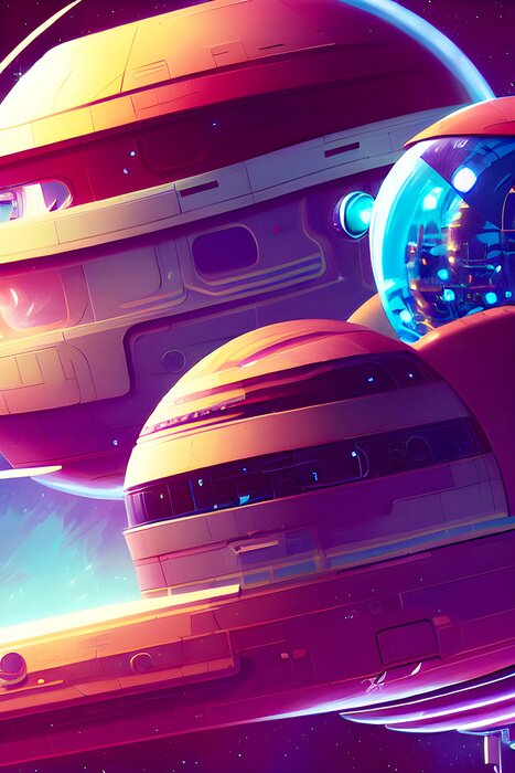 Poster Ruimte gevecht