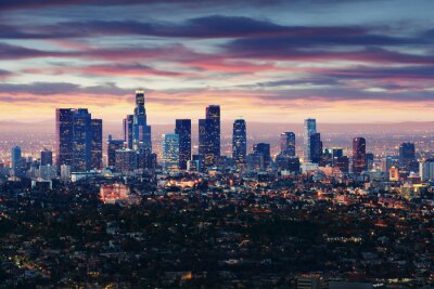 Ruimtelijk landschap van Los Angeles