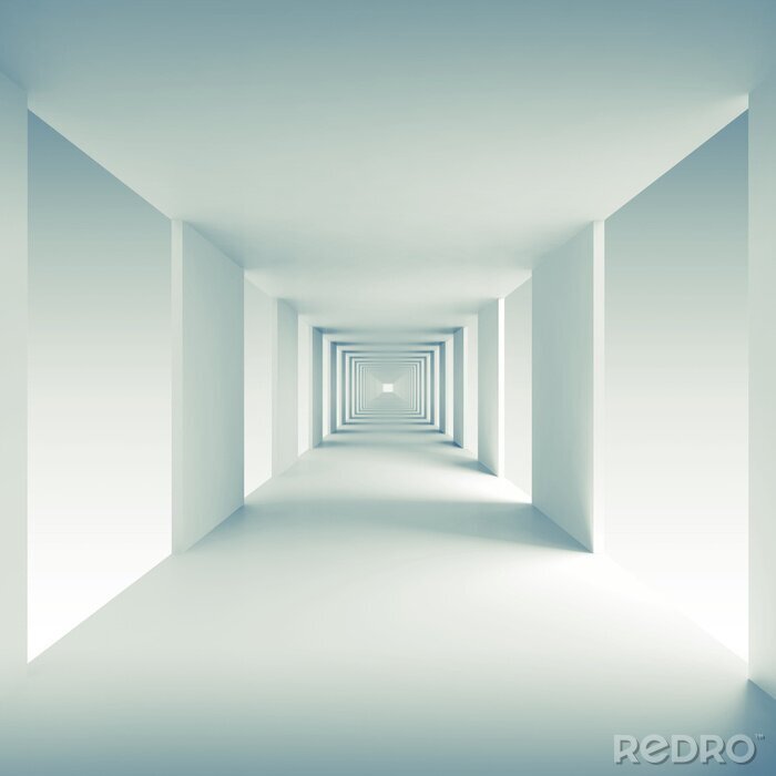 Poster Ruimtelijke minimalistische architectuur