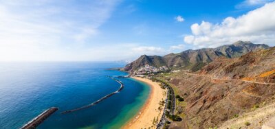 Poster Rustig zeelandschap van Tenerife