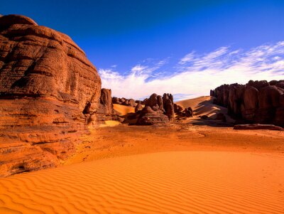 Poster Sahara woestijn, Algeria