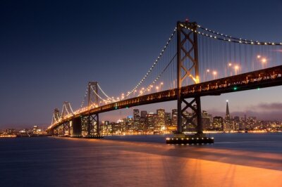 San Francisco verlichte brug