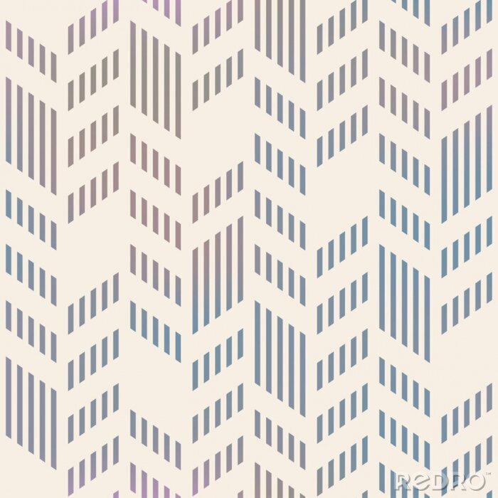 Poster Scandinavische gestreepte geometrie