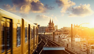 Fotobehang Schilderachtig landschap van Berlijn