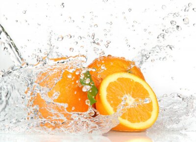 Sinaasappels in water