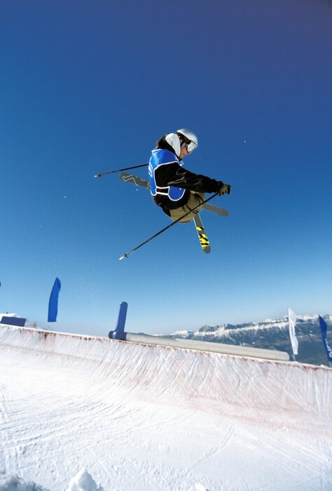 Poster ski halfpipe