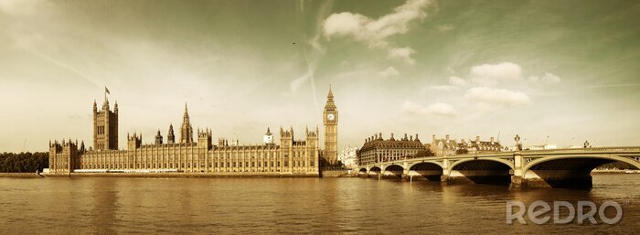 Poster Skyline van Londen