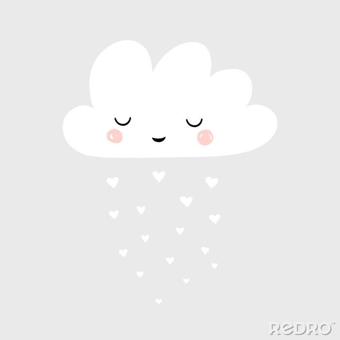 Poster Slapende wolk