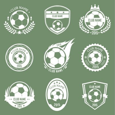 Sticker Soccer emblems