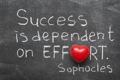 Sophocles over inspanning bij het nastreven van succes