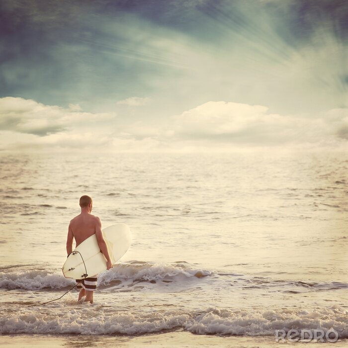 Poster Sport in zeewater