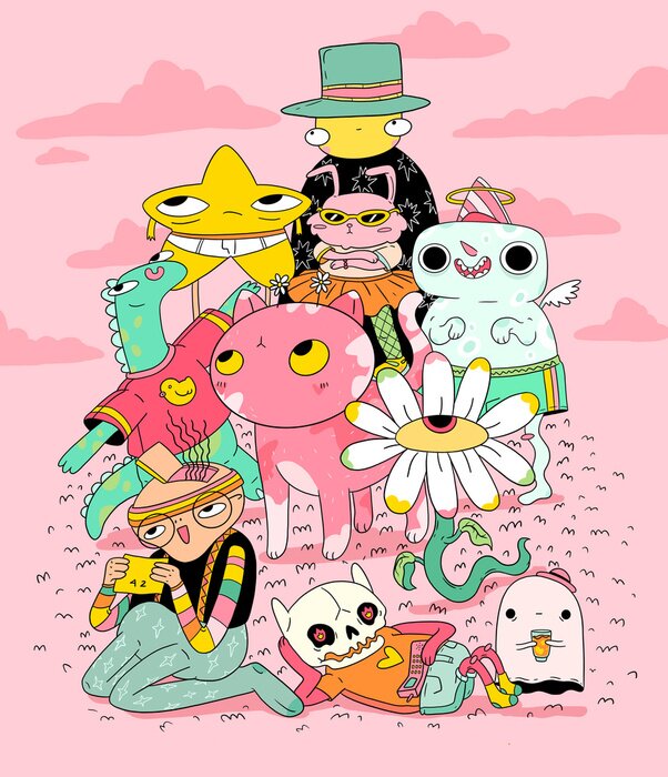 Poster Sprookjesachtige wezens