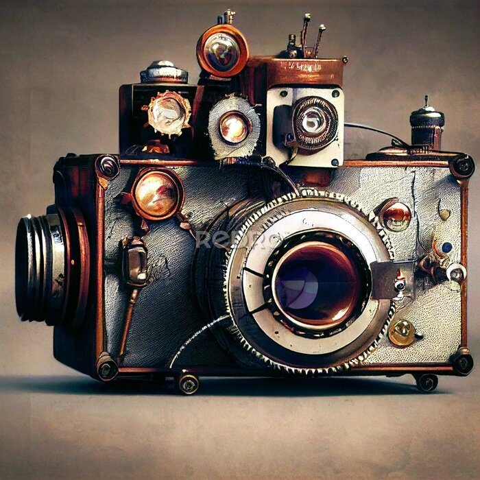 Poster Steampunk-camera