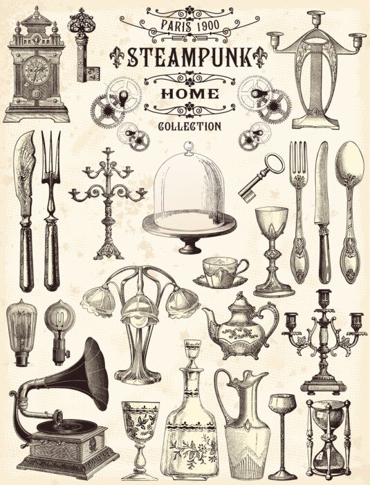 Poster Steampunk Home Collection