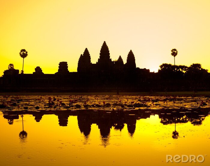 Poster Sterke Angkor, Siem Reap, Cambodja.