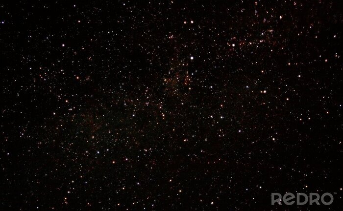 Poster Sterren aan de zwarte lucht