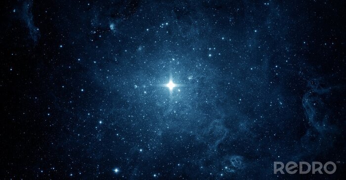 Poster Sterren die aan de hemel schijnen