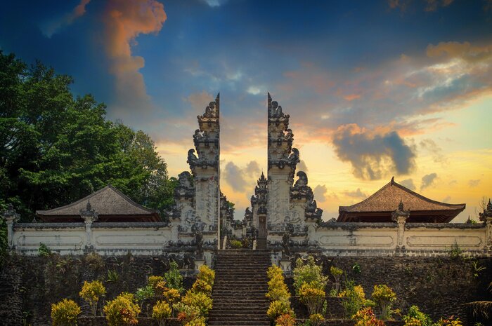 Poster Temple in Bali Indonesia