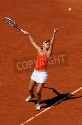 Poster Tennis en tennisser Agnieszka Radwanska