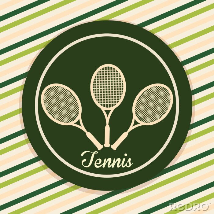 Poster Tennis rackets