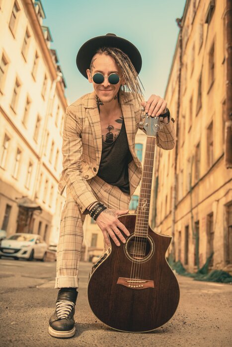 Poster town and music