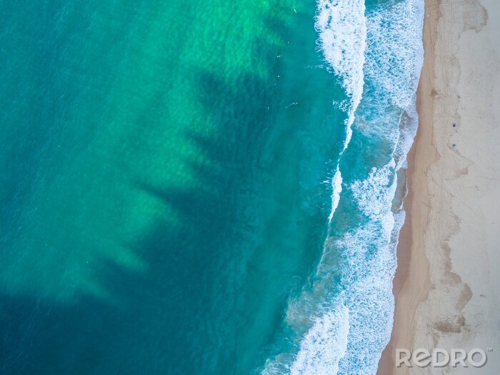 Poster Turquoise zee en strand