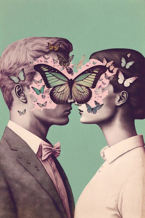 Poster Tussen gevoelens