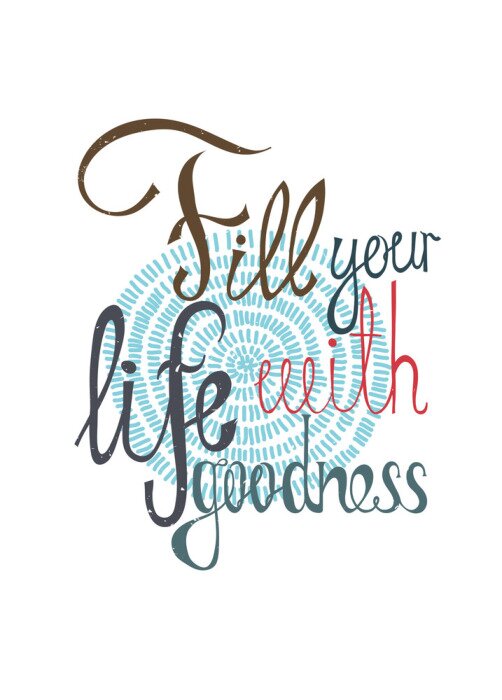 Poster Typografische vintage stijl