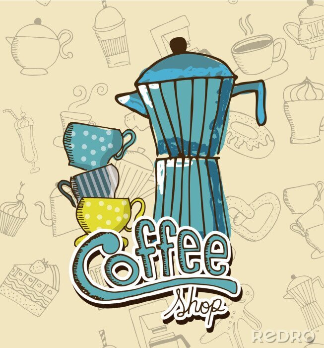 Poster Uitstekend koffiezetapparaat
