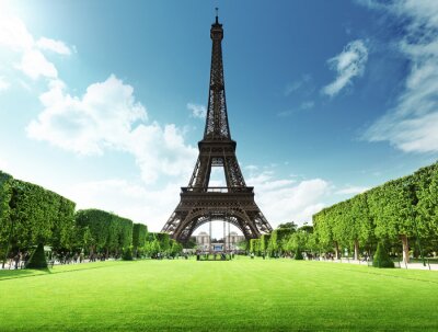 Poster Uitzicht op de Eiffeltoren