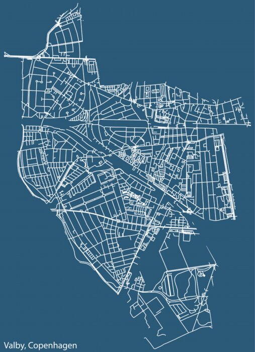 Poster Valby-district