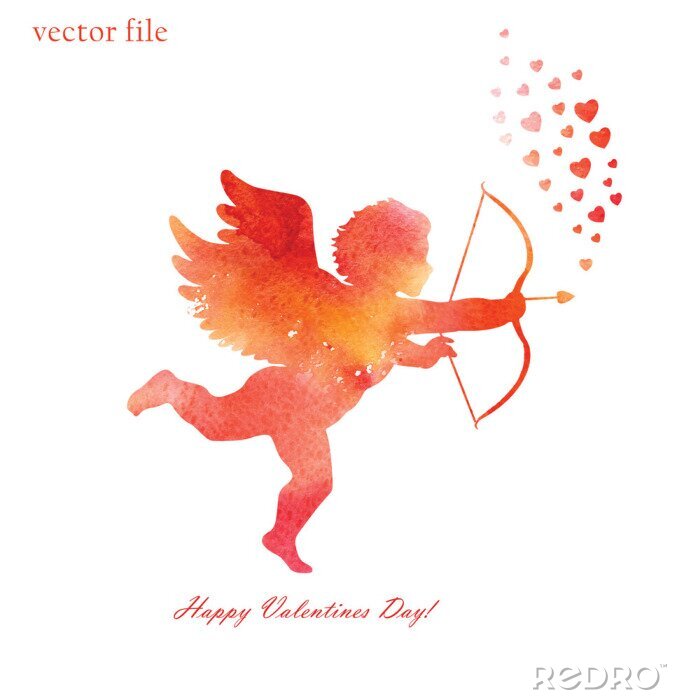 Poster Valentines cupid