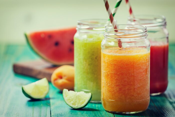 Poster Vers Blended Fruit Smoothies