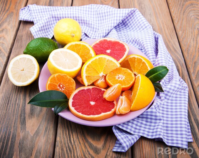 Poster Verse citrusvruchten