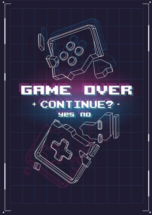 Poster Vervolg van het spel