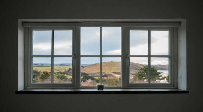 Poster view from window