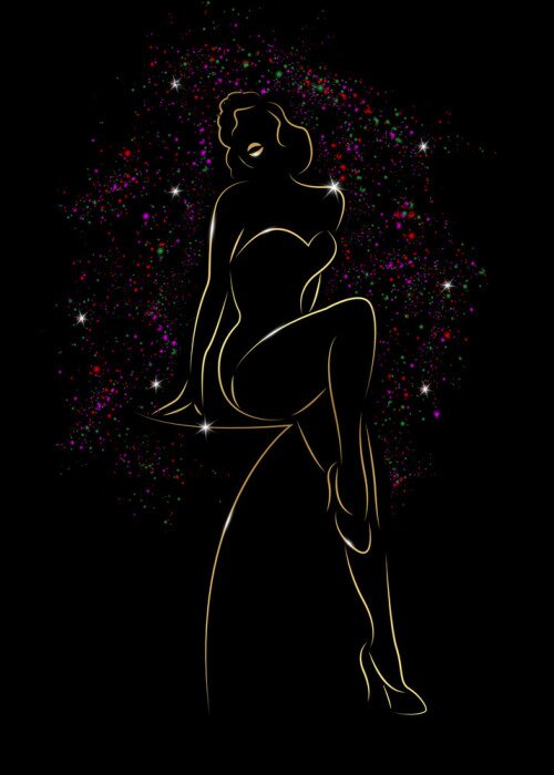 Poster Vintage Hollywood-diva