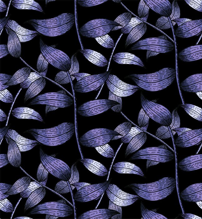 Poster Violette abstractie