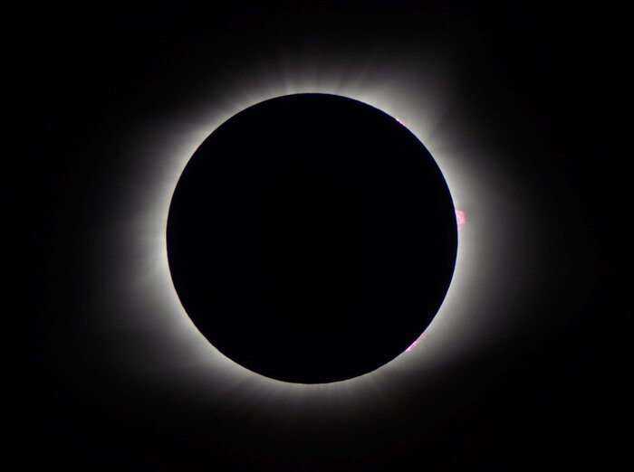 Poster Volledige eclips