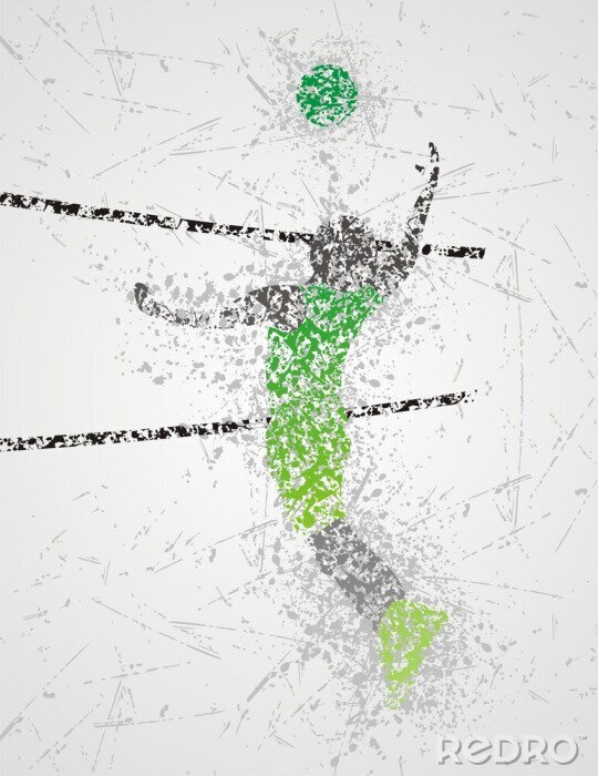 Poster volleyball speler